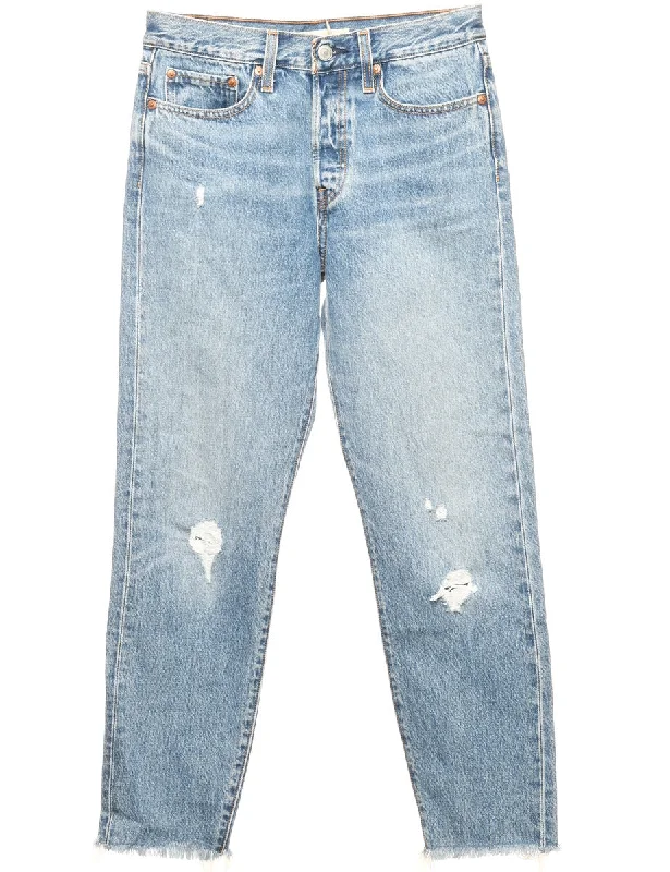 Distressed Levi's Jeans - W28 L28 Practical Women's Multi - 