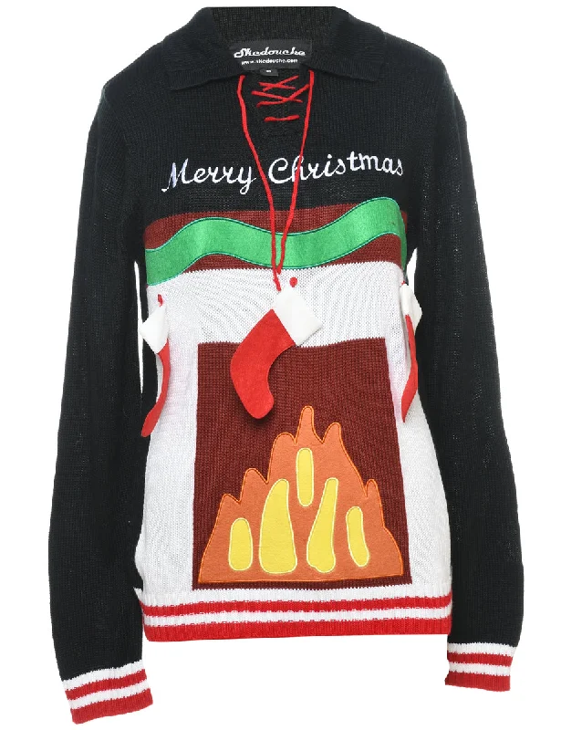 Festive Season Christmas Jumper - S Cozy Women's Winter