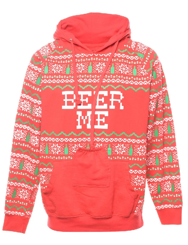 Red Christmas Sweatshirt - M Cool Women's Skate