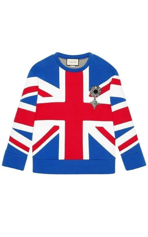 Union Jack Jersey Sweatshirt Business