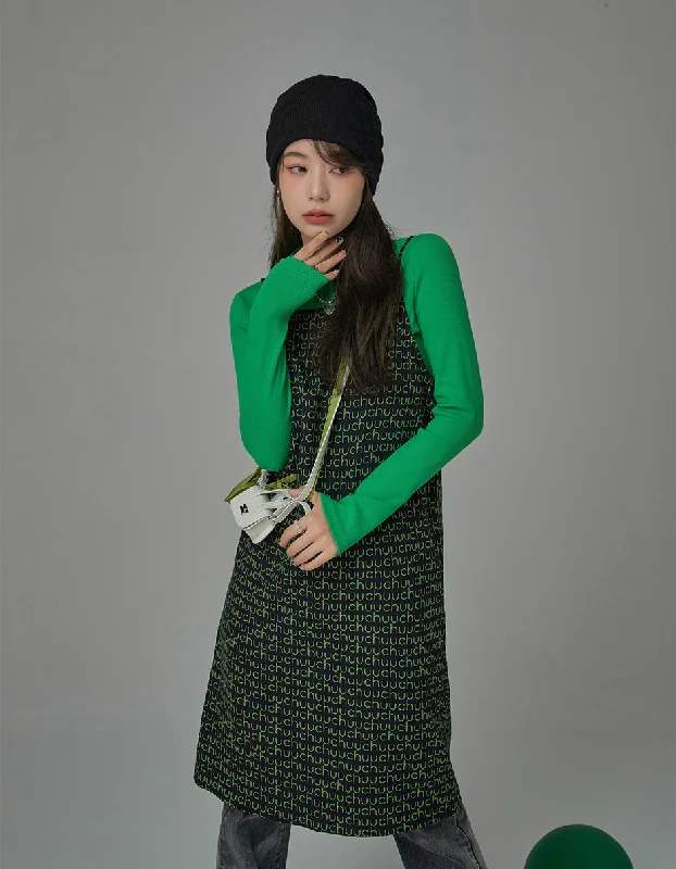 Timeless Cool Card Slip Dress Women