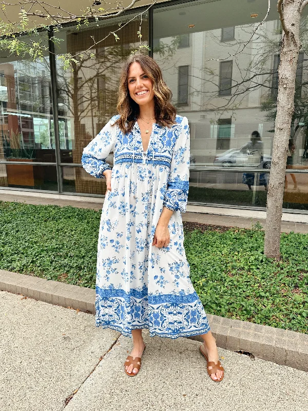 Bluebell Boho Midi Dress