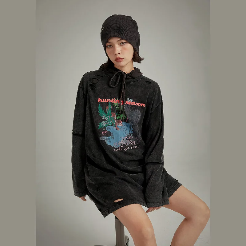 Hunting Season Printed Boxy Dress purpose