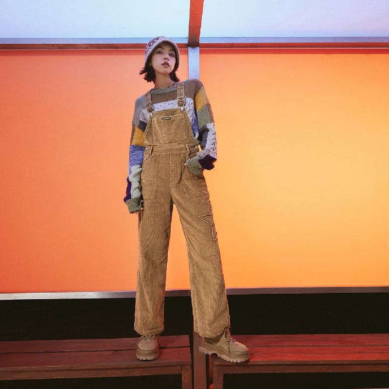Stitched Star Overalls Dynamic Women's High - energy