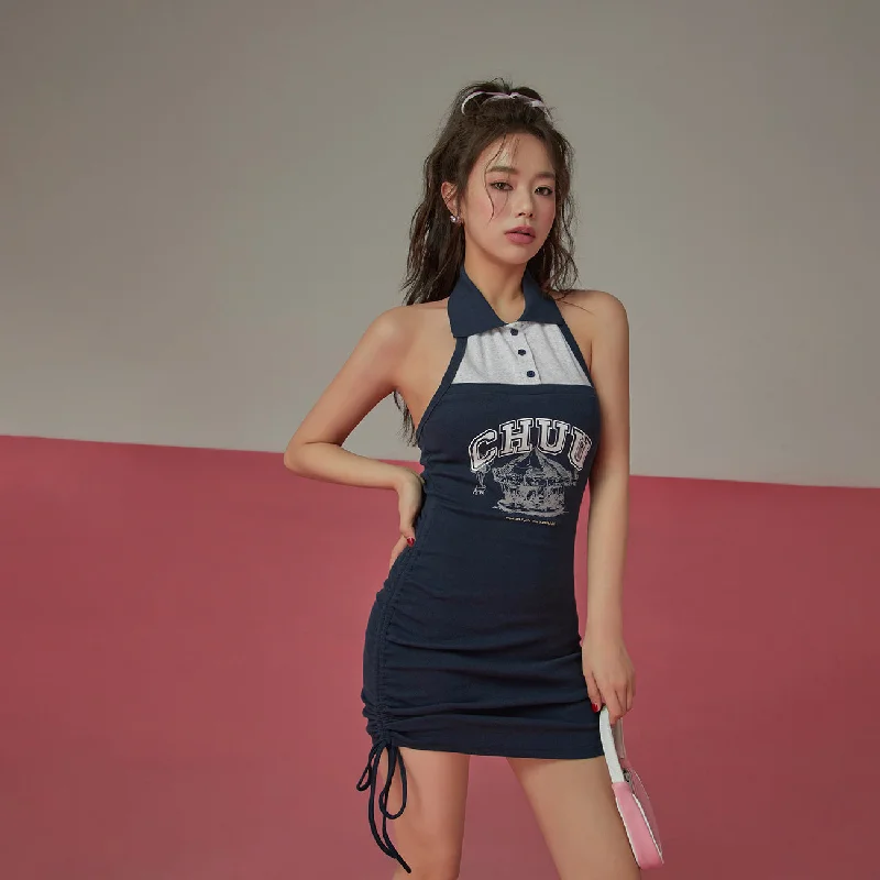 Chuu Carousel Halter Neck String Dress Traditional Women's 