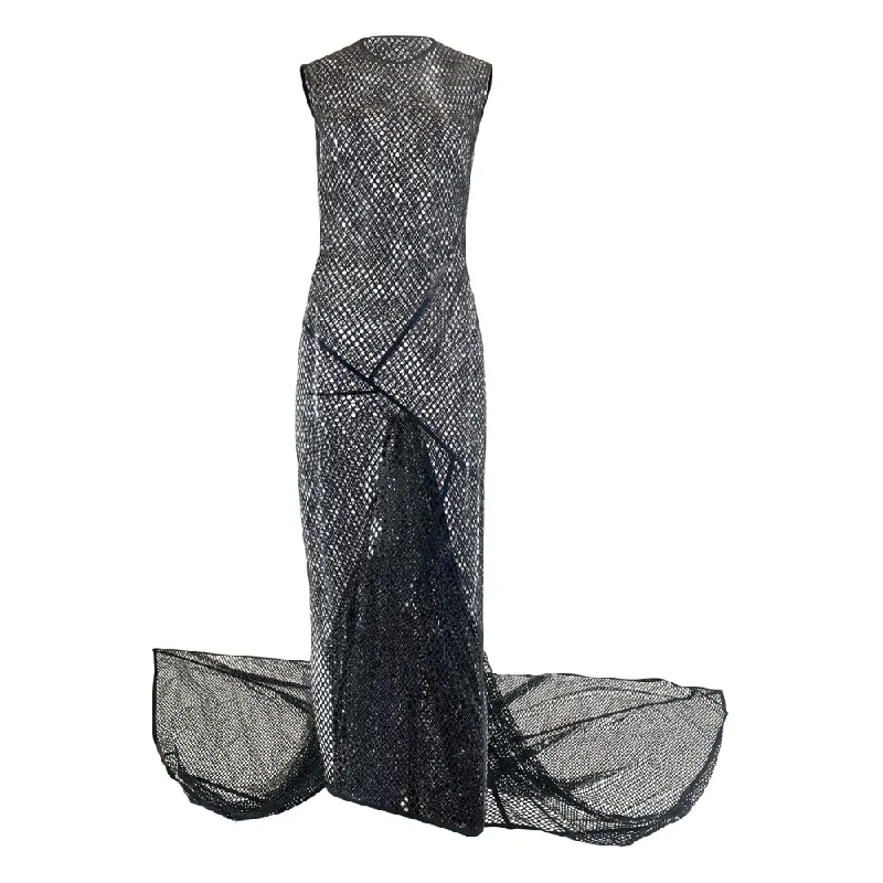 Stellar Fishnet Gown