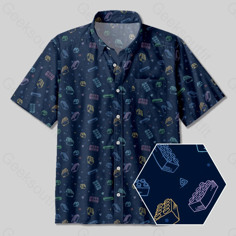 Building Blocks Button Up Pocket Shirt