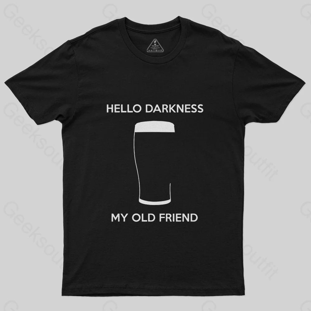 Hello Darkness My Old Friend Nerdy Graphic T-Shirt