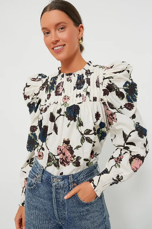 Jardin Print Irina Blouse