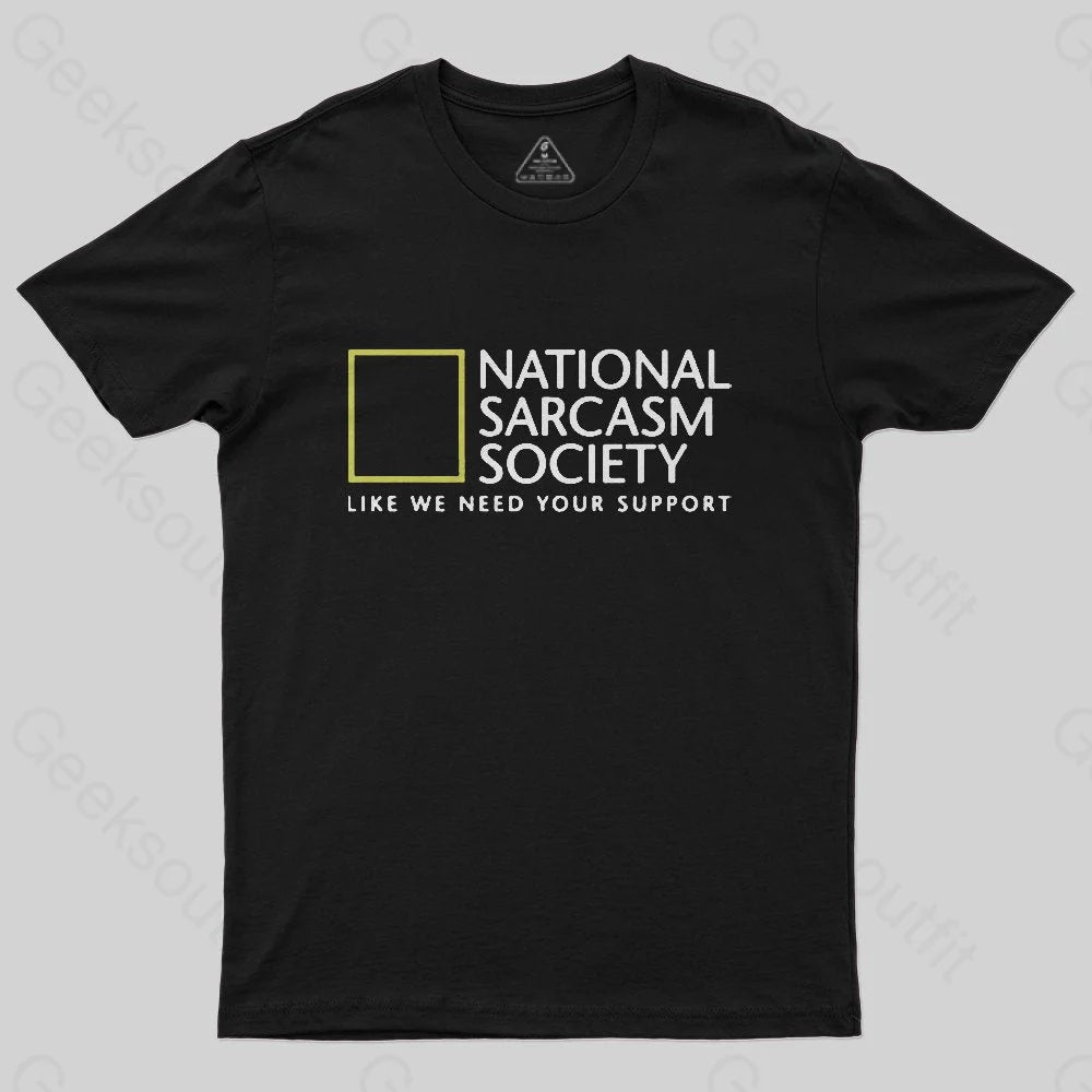 National Sarcasm Society Nerd T-Shirt