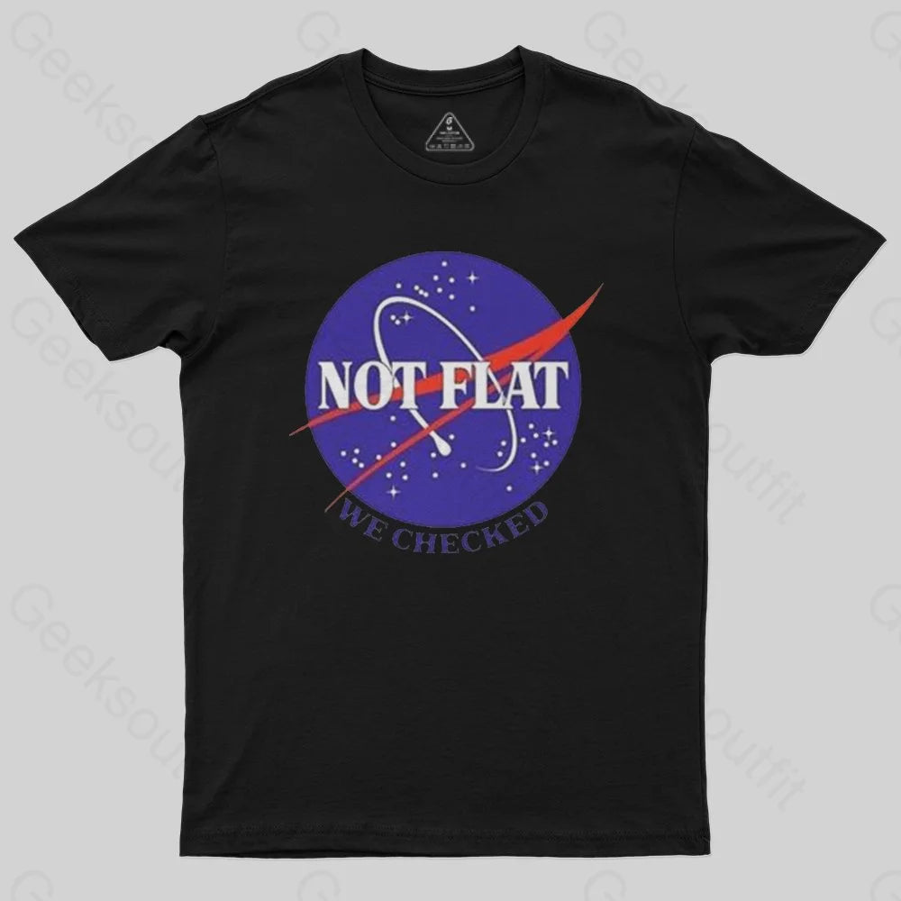 Not Flat Science Nerd T-shirt