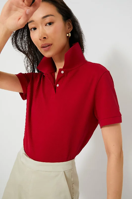 Red Pique Murray Classic Polo