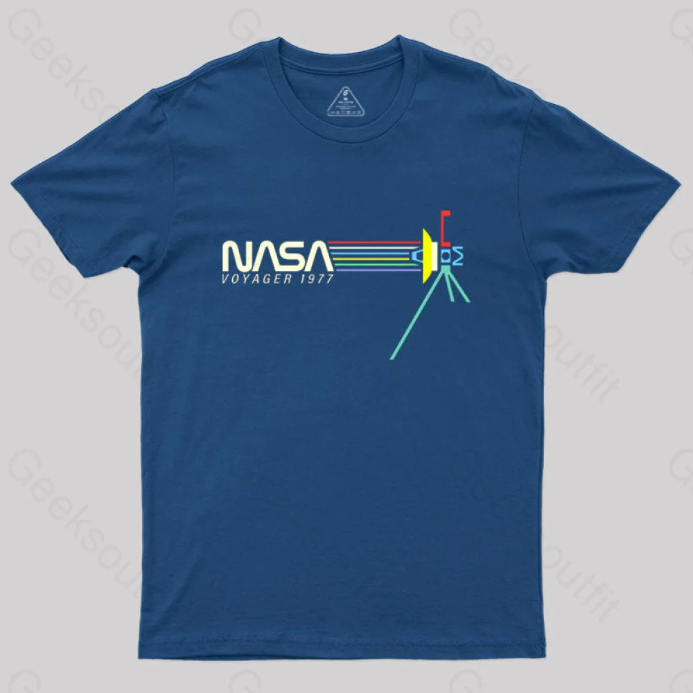 Retro NASA Voyager Spacecraft T-Shirt