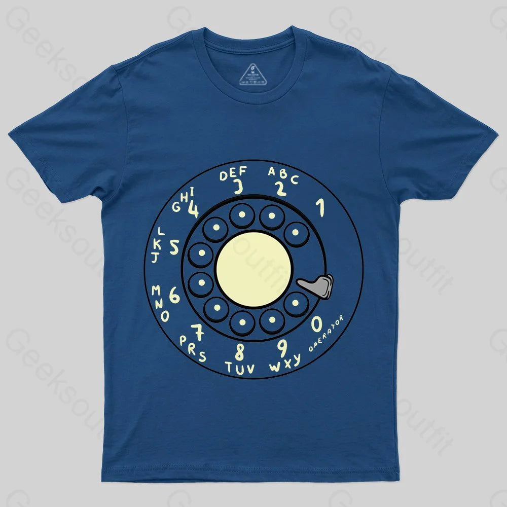 Rotary Dial Vintage Nerd T-Shirt