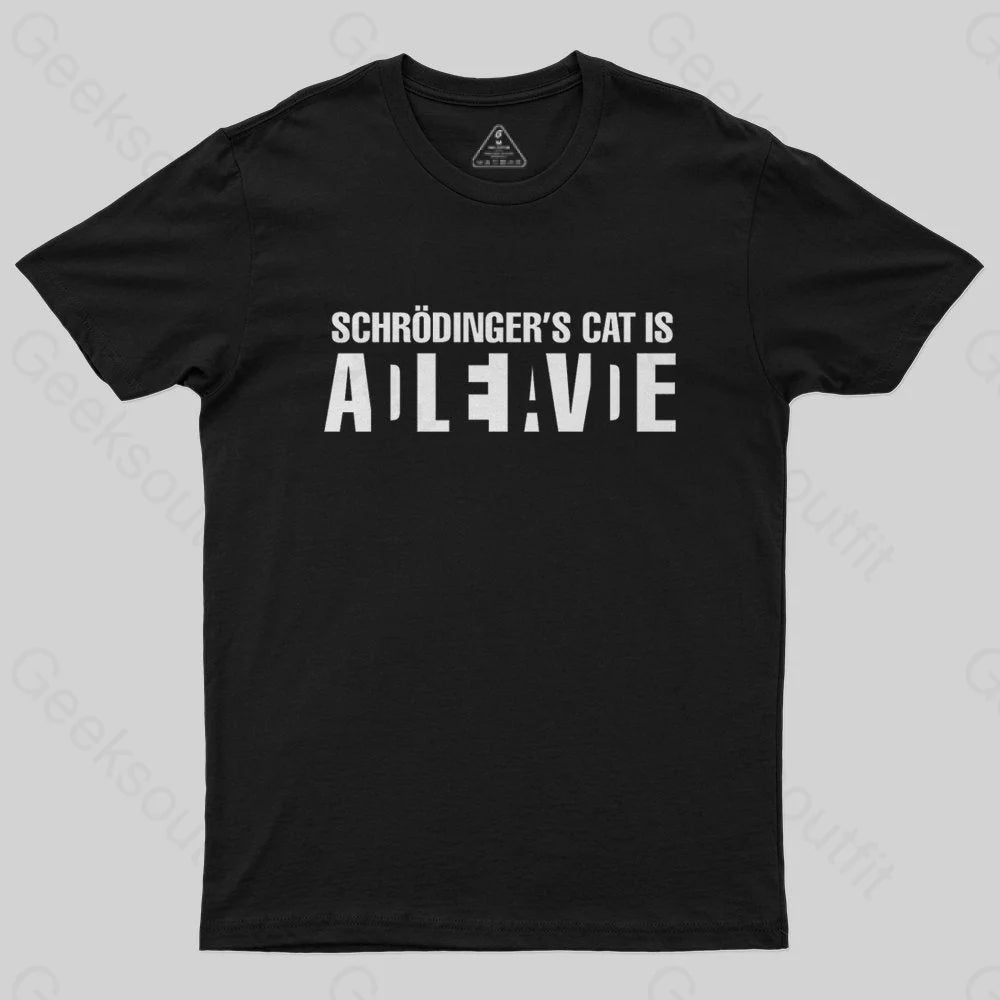 Schrödinger's Cat ADLEIAVDE Geek Science T-Shirt